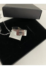 Customizable Envelope Necklace