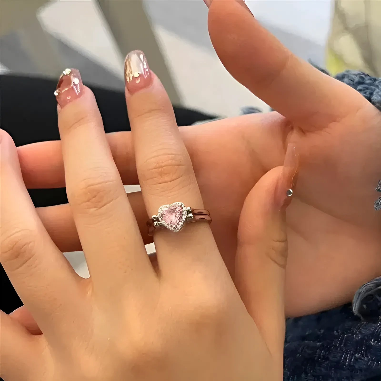 2 in 1 Promise Ring