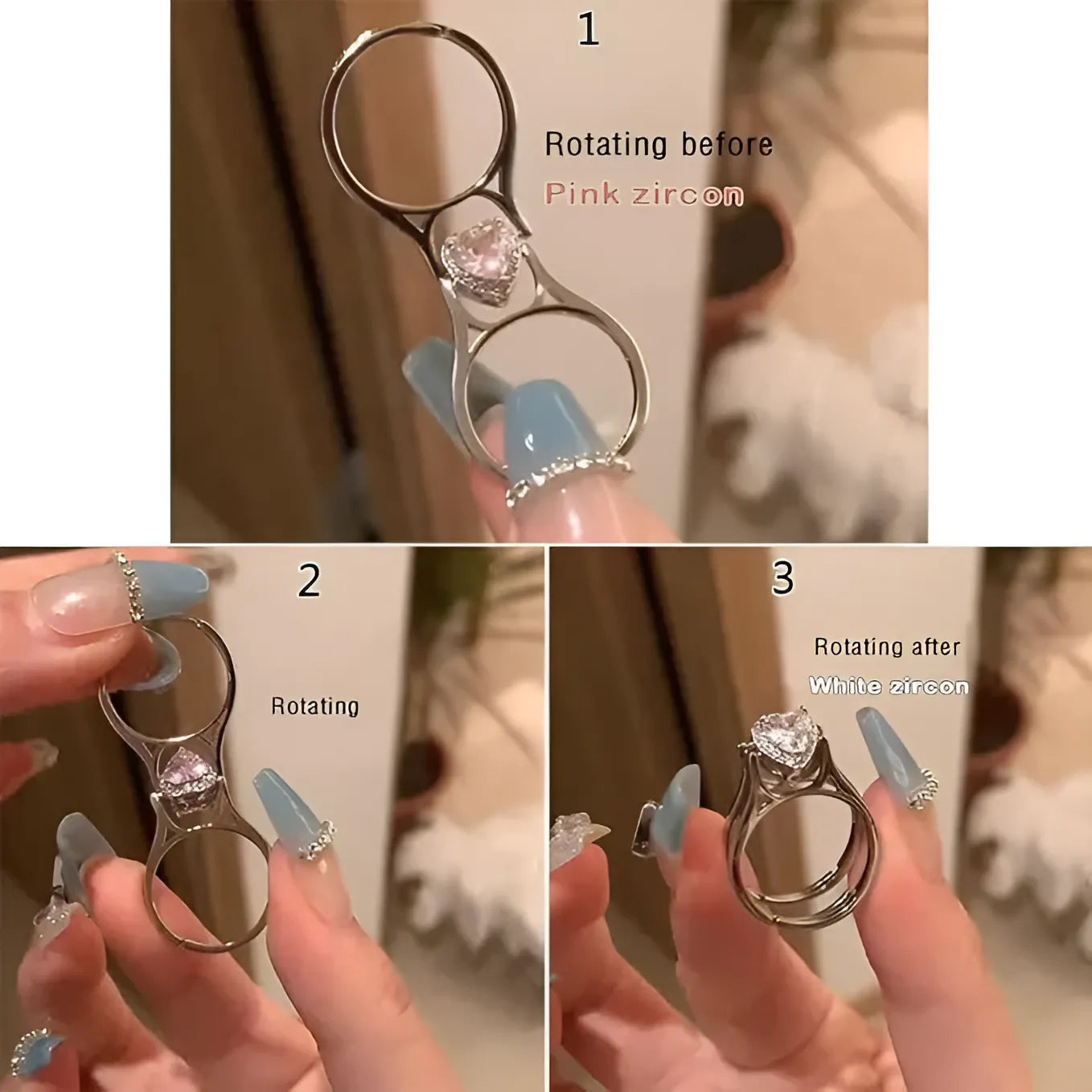 2 in 1 Promise Ring