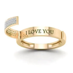 Hidden Message Secret Ring - Personalized Jewelry with a Secret