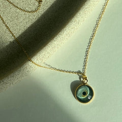 Customizable Colored Eye Necklace