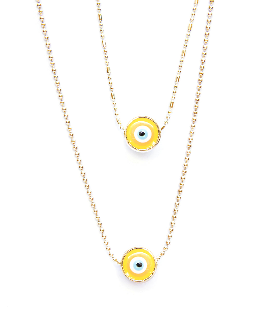 Customizable Colored Eye Necklace