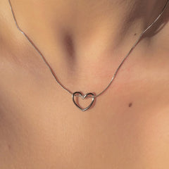 Dainty Heart Necklace - Elegant and Timeless Jewelry