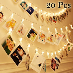 Customized 20 Clip Ligths with 20 Pictures